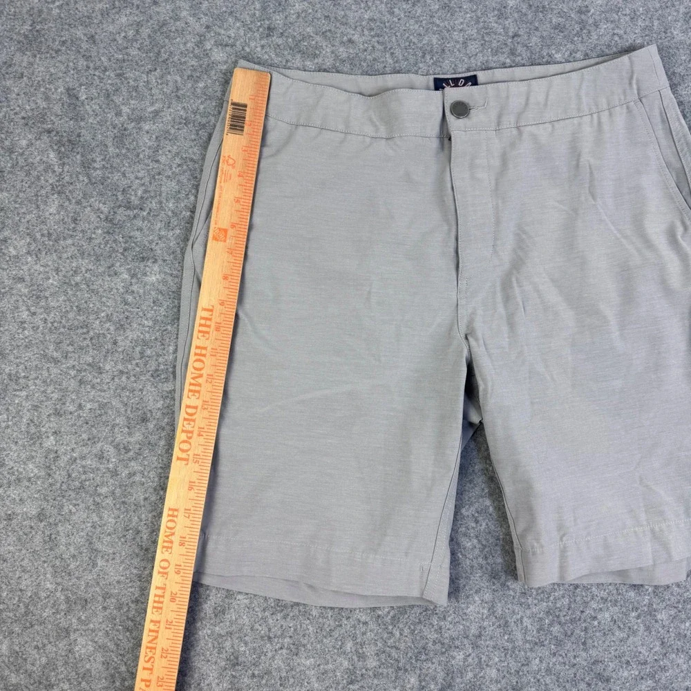 Faherty All Day Shorts Mens 35 Light Grey Heather Hybrid Performance Water Short